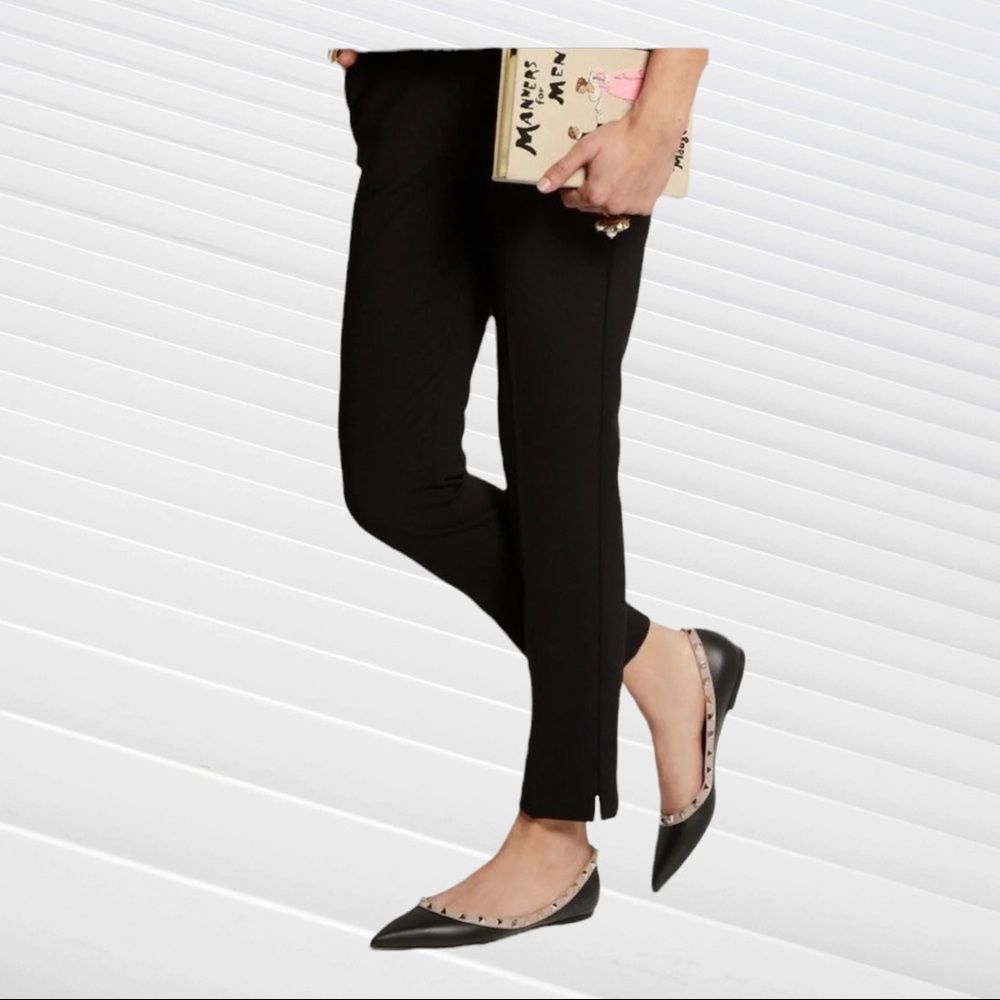 Valentino Garavani's ballerina Rockstud black ballet flats 37 - Picture 11 of 12